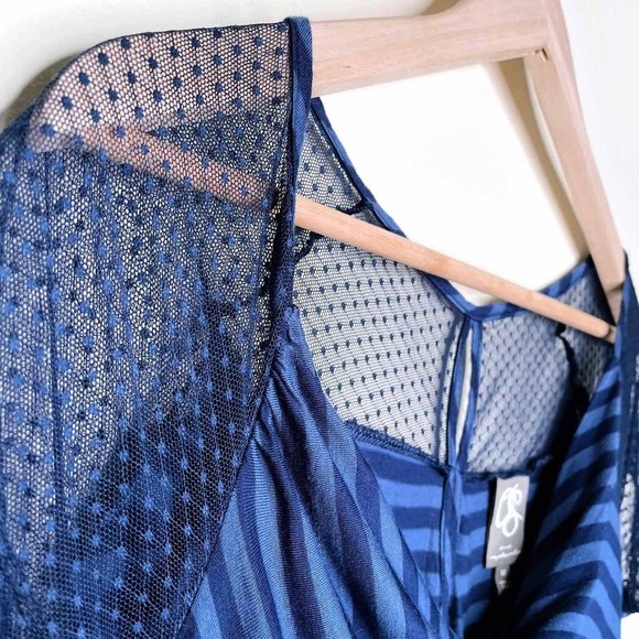 ⚡️SOLD⚡️  nwt one september cowl neck striped tee - medium - Picture 2 of 5